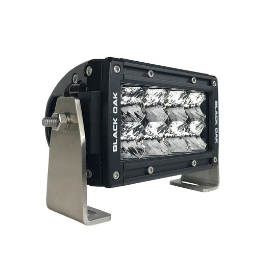 Black Oak Pro Series Double Row Spot 4" Light Bar - Black - Boat Gear USA