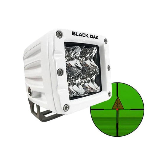 Black Oak Pro Series Infrared 2" 850nm Flood Pod Light - White - Boat Gear USA