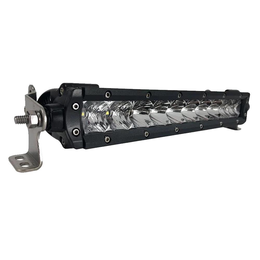 Black Oak Pro Series Single Row Combo 10" Light Bar - Black - Boat Gear USA