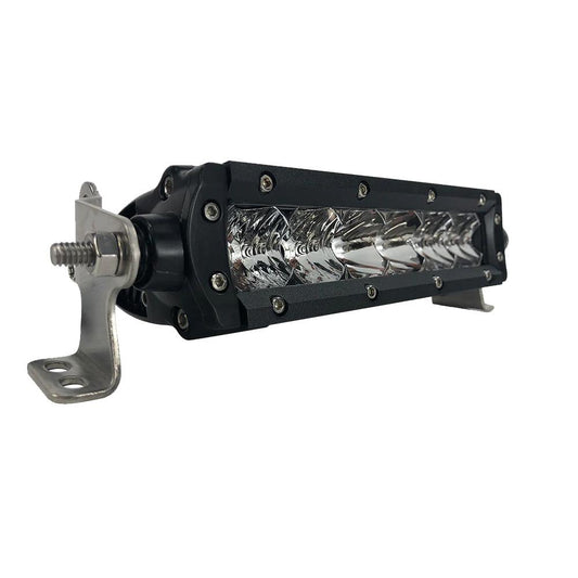 Black Oak Pro Series Single Row Combo 6" Light Bar - Black - Boat Gear USA