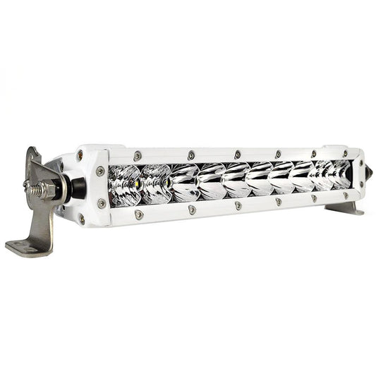 Black Oak Single Row Combo 10" Light Bar - White - Boat Gear USA