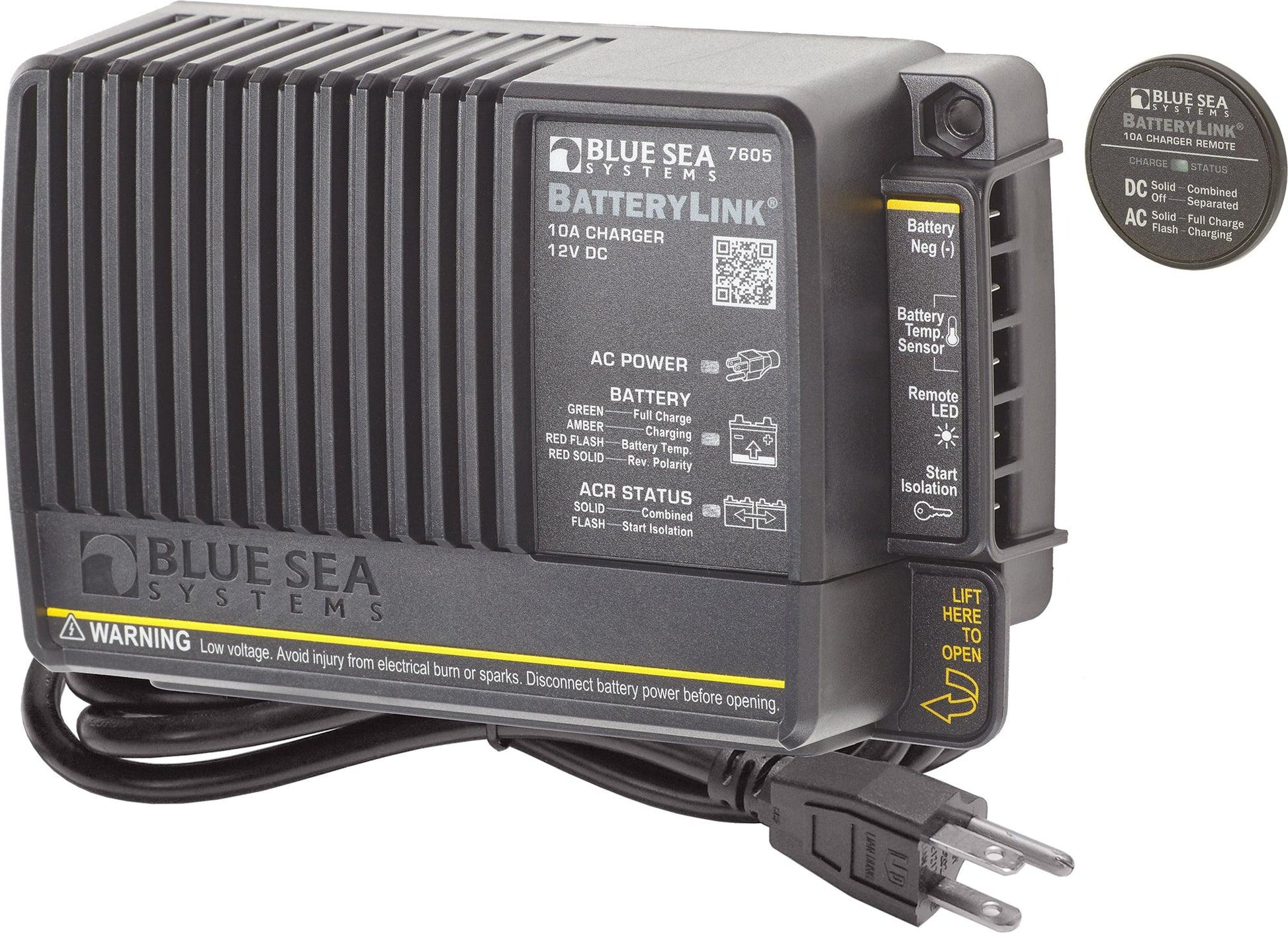 Blue Sea Batterylink Charger 12v Output 120/230v Input 10amp 2 Bank - Boat Gear USA