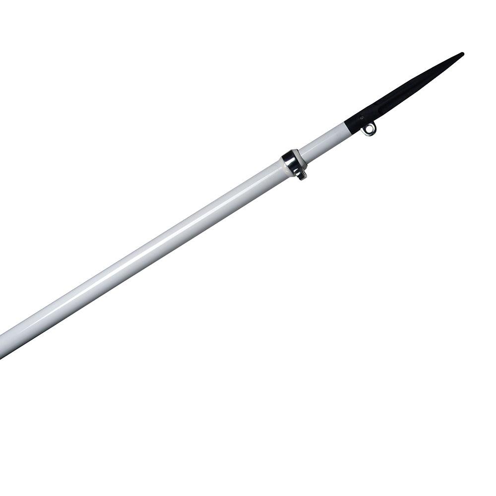 C.E. Smith Gen2 Carbon Fiber Center Rigger Pole - 12' - White - Single - Boat Gear USA