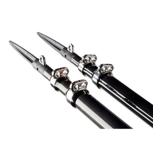 C.E. Smith Gen3 Carbon Fiber Outriggers - Black - 22' - Pair - Boat Gear USA