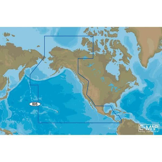 C-MAP M-NA-D035 4D microSD Pacific Coast Panama to Alaska Continental - Boat Gear USA