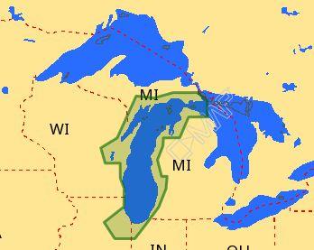 C-MAP M-NA-D931 4D Local Lake Michigan - Boat Gear USA
