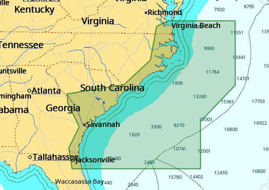 C-MAP M-NA-D942 4D Local Norfolk To Jacksonville - Boat Gear USA