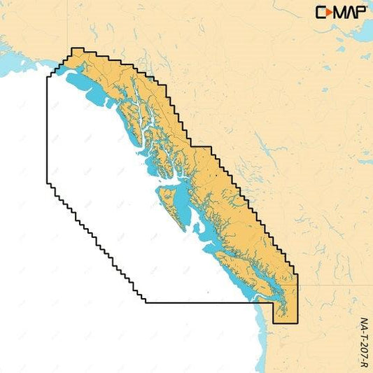 C-MAP Reveal X Coastal British Columbia and Puget Sound microSD - Boat Gear USA