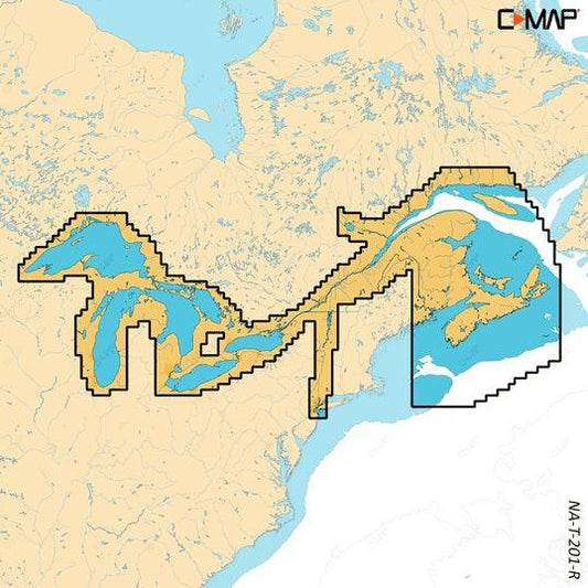 C-MAP Reveal X Coastal Great Lakes microSD - Boat Gear USA