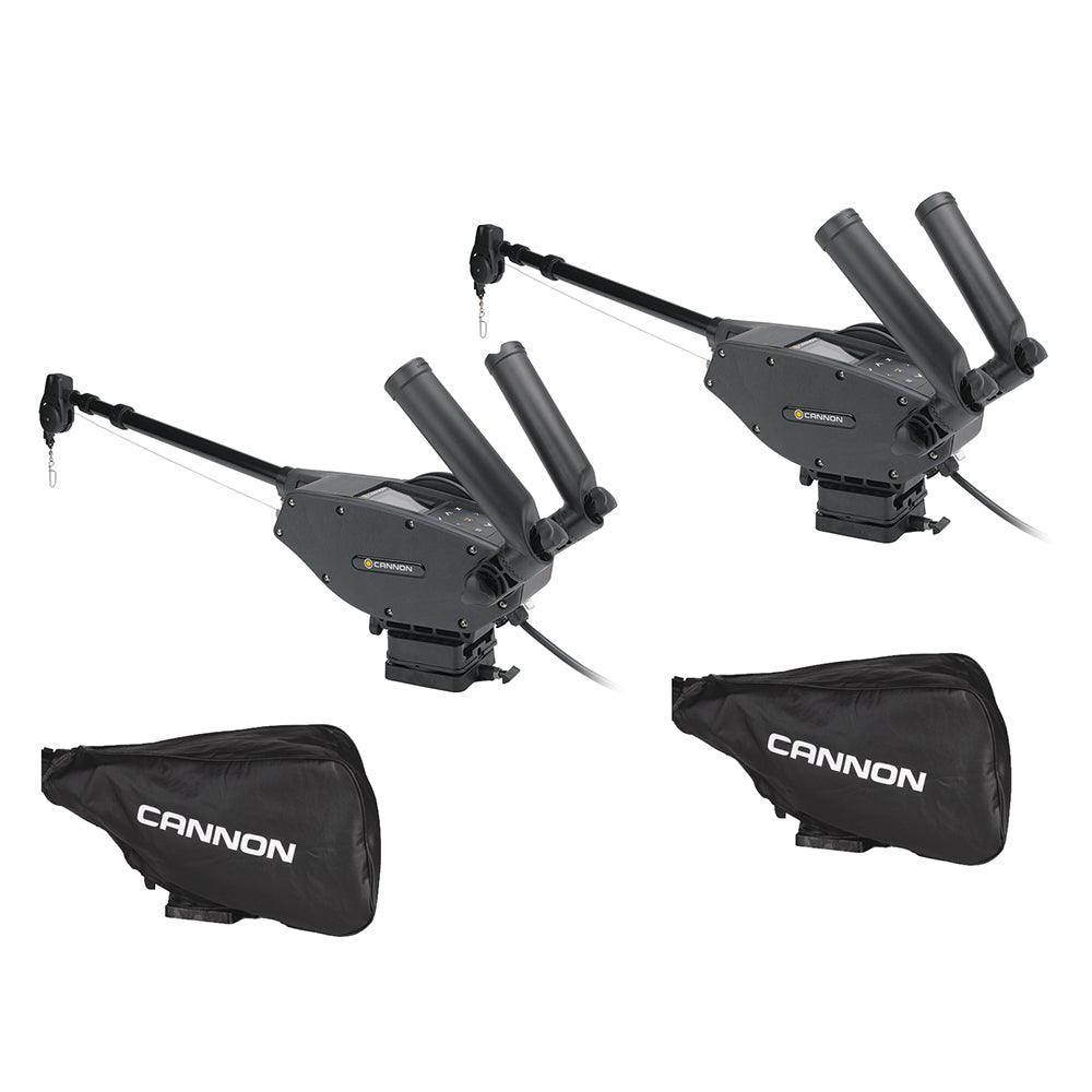 Cannon Optimum™ 10 BT Electric Downrigger 2-Pack w/Black Covers - Boat Gear USA