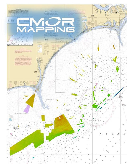 Cmor Mapping Gtcl001r Georgetown Cape Lookout Raymar - Boat Gear USA