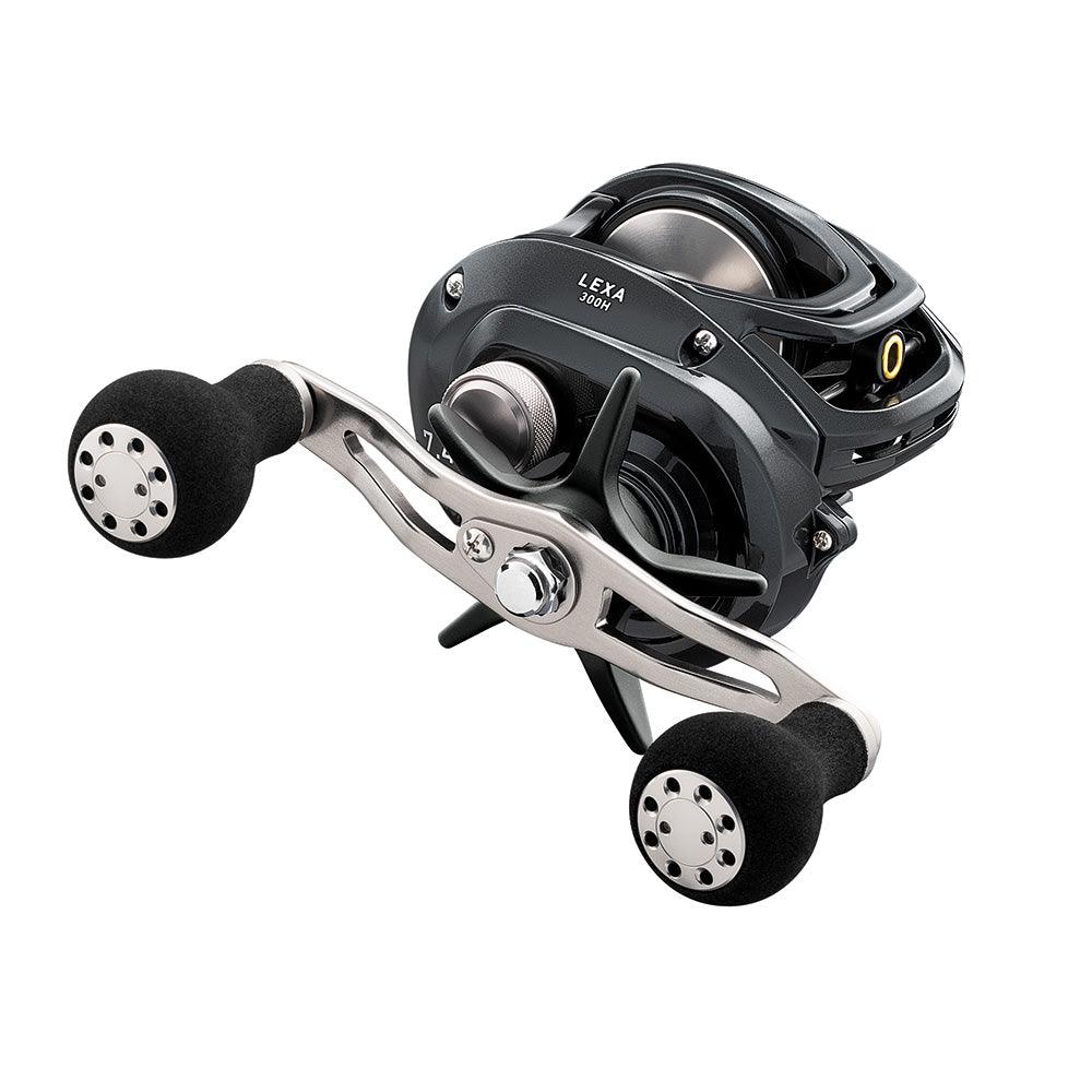 Daiwa Lexa 300 Baitcasting Reel - Hyper Speed - Dual Paddle Handle - Boat Gear USA