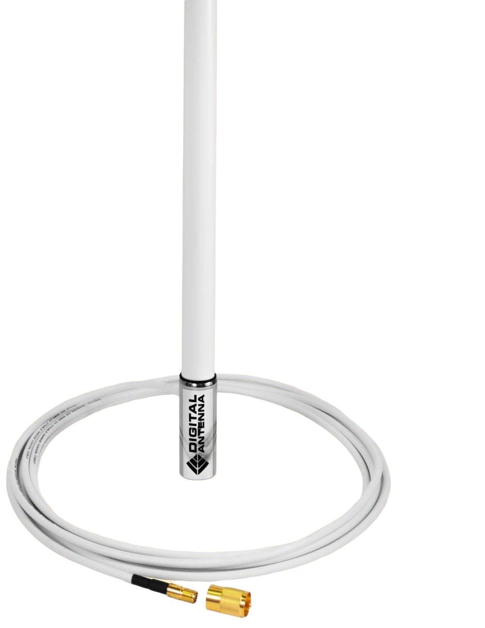 Digital 594-mw-s 4' White Ais Antenna 4.5db - Boat Gear USA