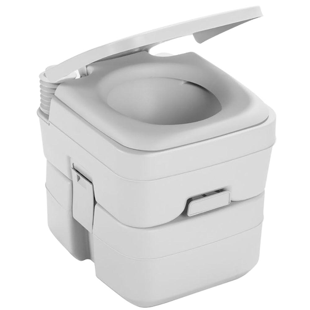 Dometic 965 MSD Portable Toilet w/Mounting Brackets - 5 Gallon - Platinum - Boat Gear USA