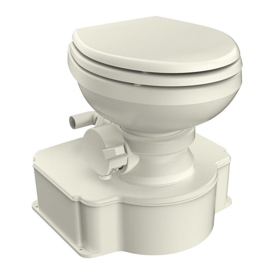 Dometic Bone M65 Marine Gravity Toilet - Elongated Seat Size w/Foot Pedal - Boat Gear USA