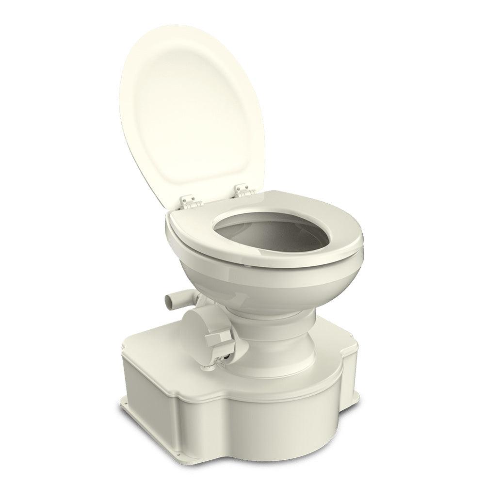 Dometic Bone M65 Marine Gravity Toilet - Elongated Seat Size w/Foot Pedal - Boat Gear USA