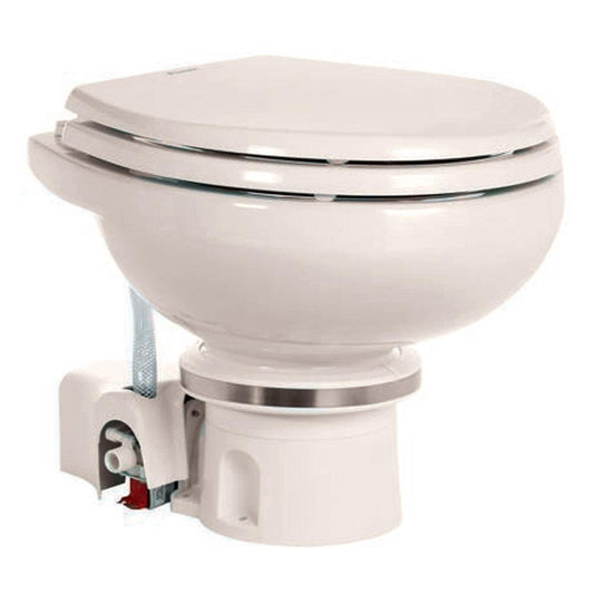Dometic MasterFlush 7120 Bone Electric Macerating Toilet w/Orbit Base - Fresh Water - Boat Gear USA