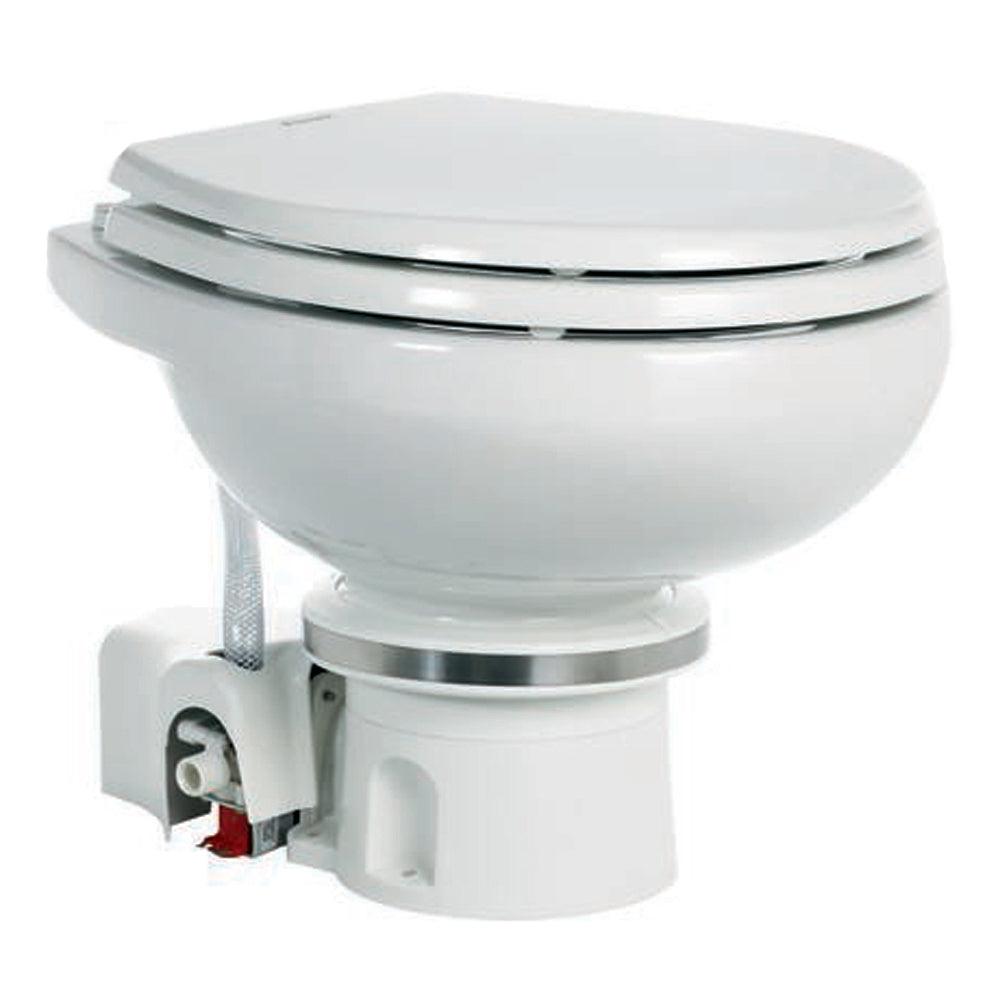 Dometic MasterFlush 7120 White Electric Macerating Toilet w/Orbit Base - 24V - Fresh Water - Boat Gear USA