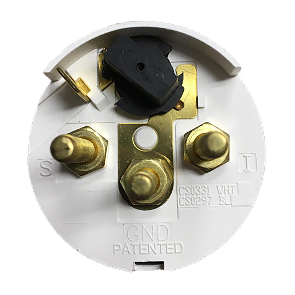 Faria Chesapeake White SS 2" Trim Gauge (OMC Cobra ('93 - '94) & Volvo SX - MD Models) - Boat Gear USA