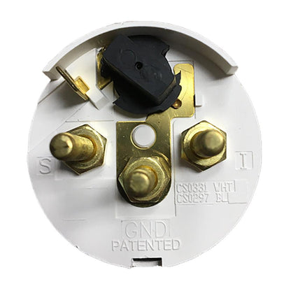 Faria Chesapeake White SS 2" Trim Gauge (OMC Cobra ('93 - '94) & Volvo SX - MD Models) - Boat Gear USA