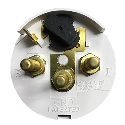 Faria Chesapeake White SS 2" Water Temperature Gauge - Metric (40 to 120°C) - Boat Gear USA