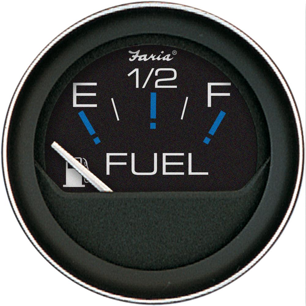 Faria Coral 2" Fuel Level Gauge (E-1/2-F) - Boat Gear USA