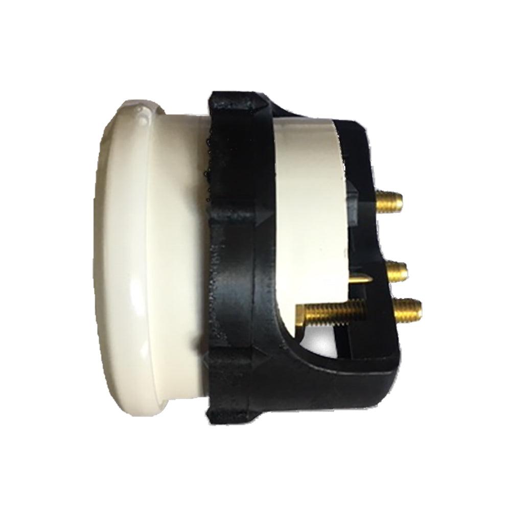 Faria Dress White 2" Cylinder Head Temperature Gauge (60 - 220° F) - Boat Gear USA