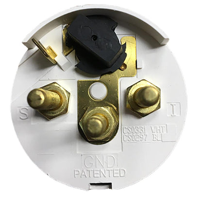 Faria Dress White 2" Cylinder Head Temperature Gauge (60 - 220° F) - Boat Gear USA
