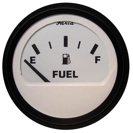 Faria Euro White 2" Fuel Level Gauge (E-1/2-F) - Boat Gear USA