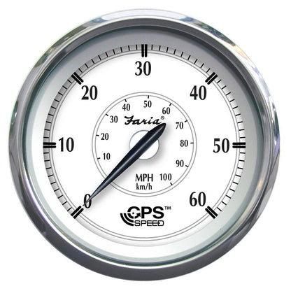 Faria Newport SS 4" GPS Speedometer - 0 to 60 MPH - Boat Gear USA