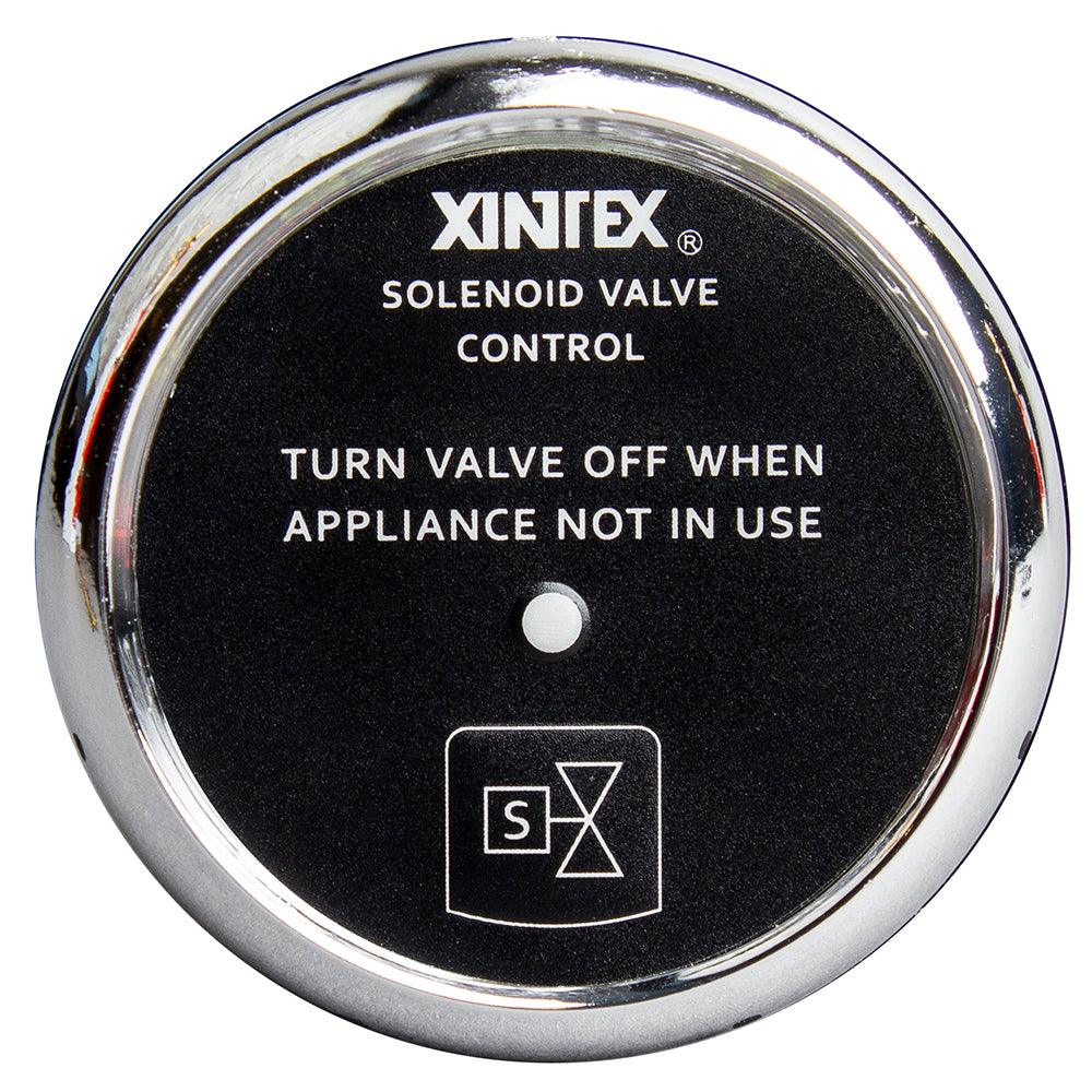 Fireboy-Xintex Propane Control & Solenoid Valve w/Chrome Bezel Display - Boat Gear USA