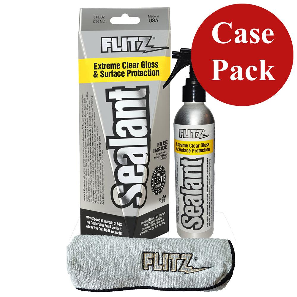 Flitz Ceramic Sealant Spray Bottle w/Microfiber Polishing Cloth - 236ml/8oz *Case of 6* - Boat Gear USA