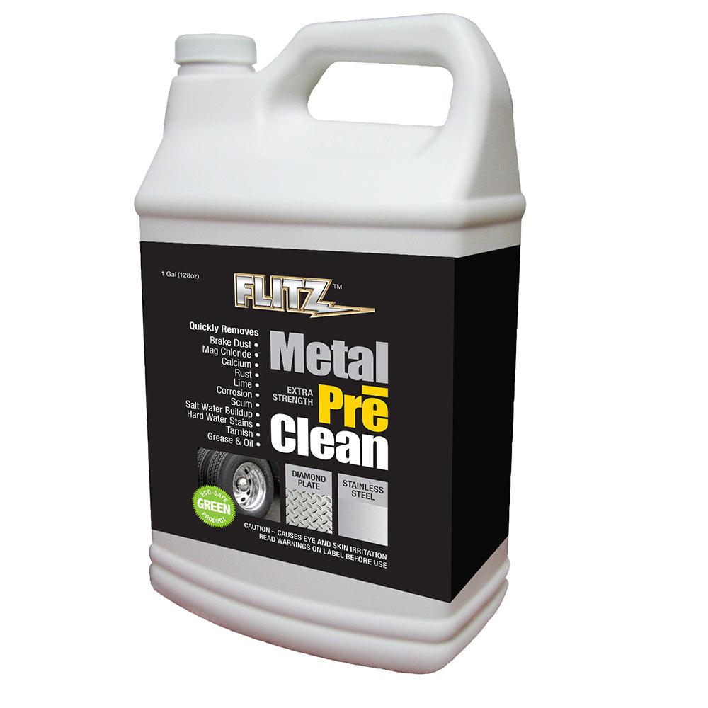 Flitz Metal Pre-Clean - All Metals Including Stainless Steel - Gallon Refill - Boat Gear USA