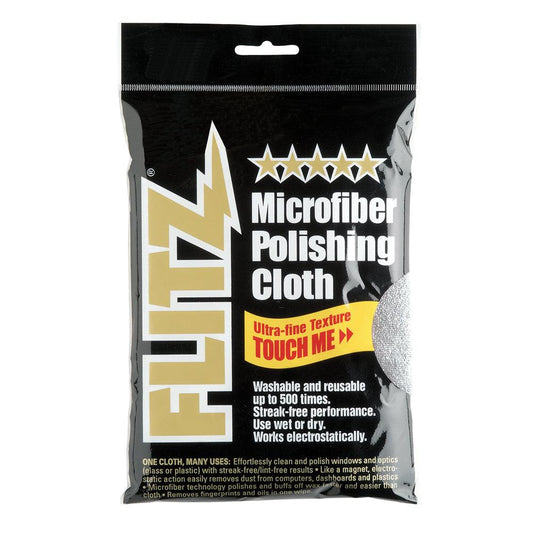 Flitz Microfiber Polishing Cloth - 16" x 16" - Single Bag - Boat Gear USA