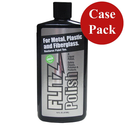 Flitz Polish - 16oz Liquid Bottle - *Case of 6* - Boat Gear USA