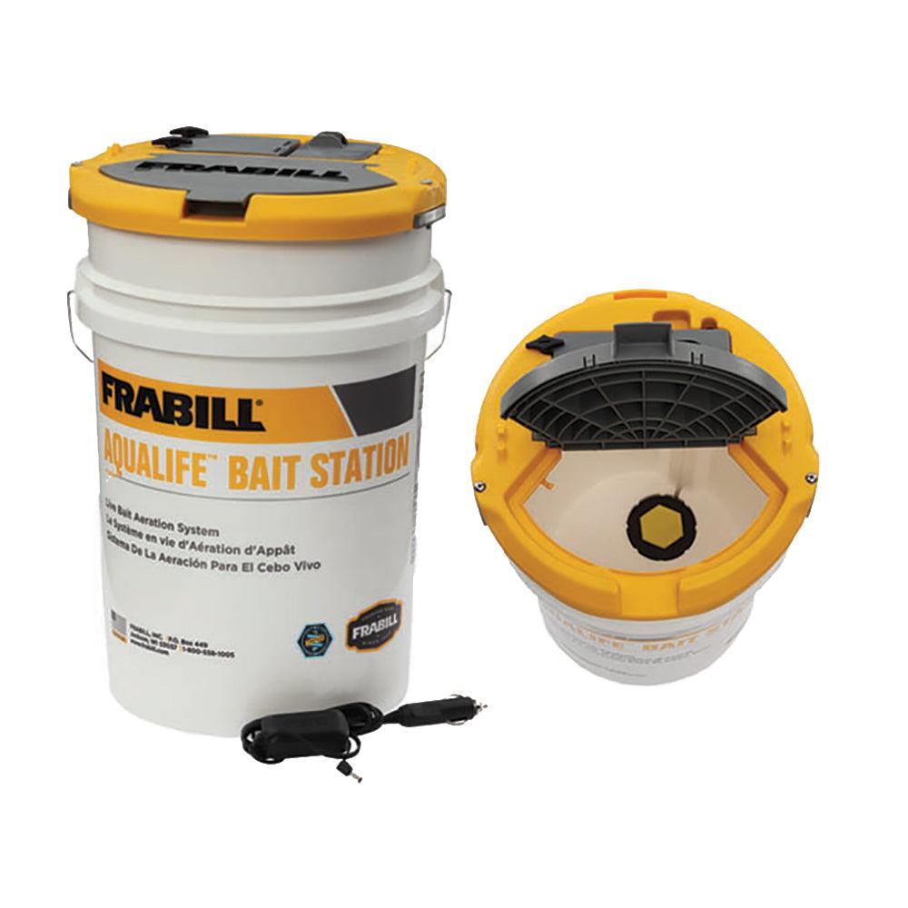 Frabill Aqua-Life™ Bait Station - 6 Gallon Bucket - Boat Gear USA