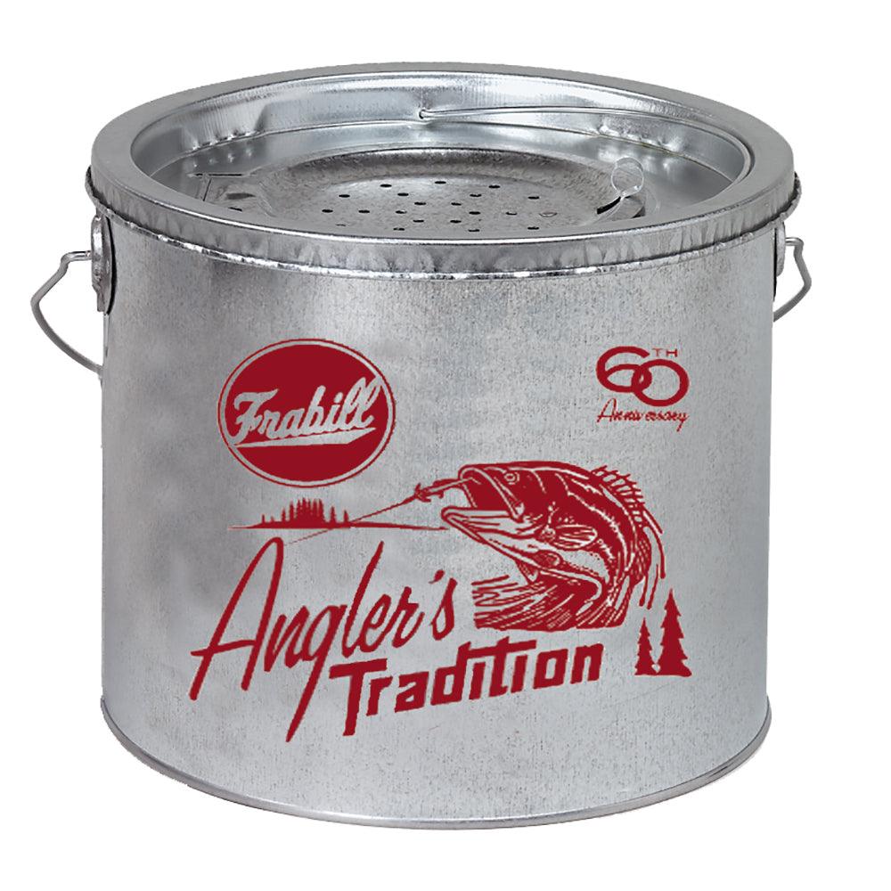Frabill Galvanized 2-Piece Wade Floating Bucket - 8 Quart - Boat Gear USA