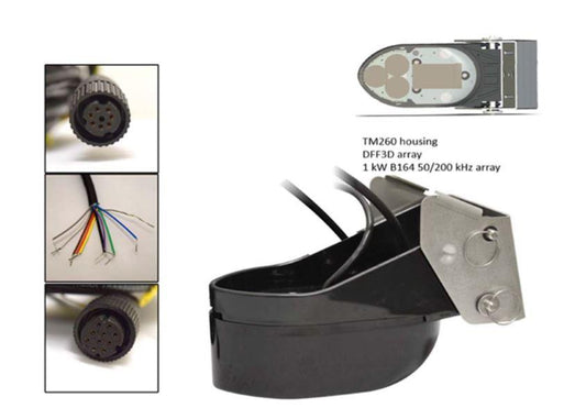 Furuno 165t-50/200-tm260 1kw Transom Mount For Dff3d - Boat Gear USA