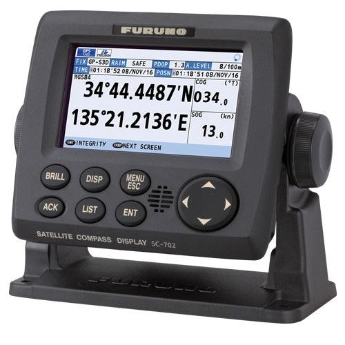Furuno SC130 Satellite Compass 4.3" Color LCD Display 3 GPS Antenna Receivers - Boat Gear USA