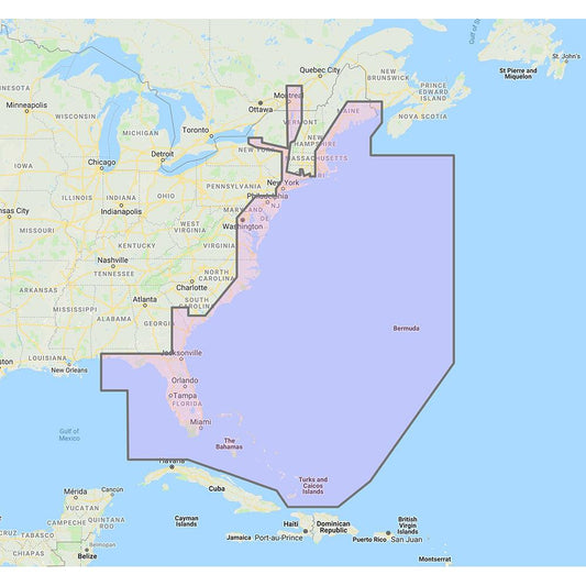 Furuno U.S. East Coast, Bahamas & Bermuda - Vector Charts & Standard Resolution Satellite Photos f/Bahamas - Unlock Code - Boat Gear USA