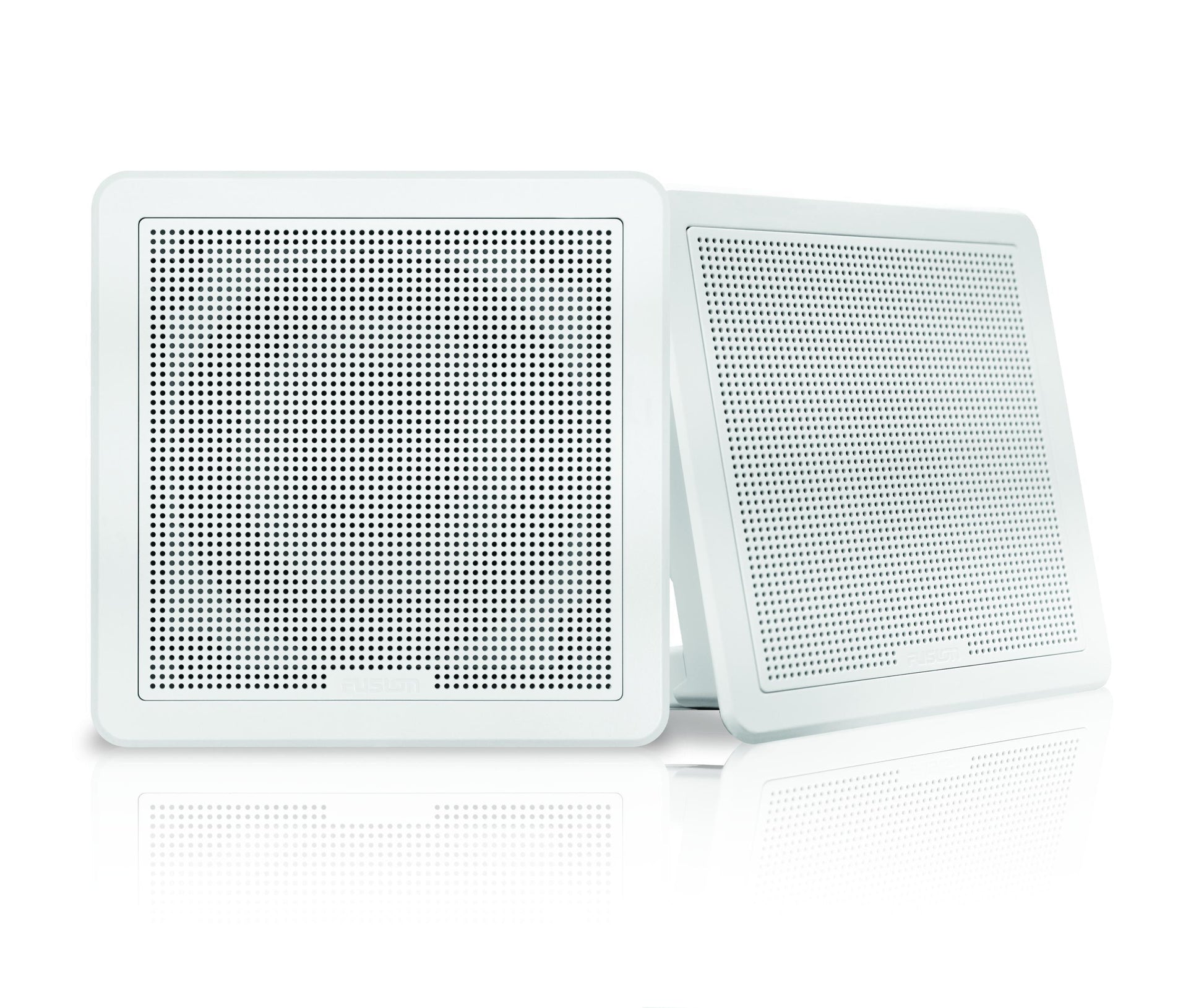 Fusion FM-F77SW 7" White Square Flush Mount Speakers - Boat Gear USA