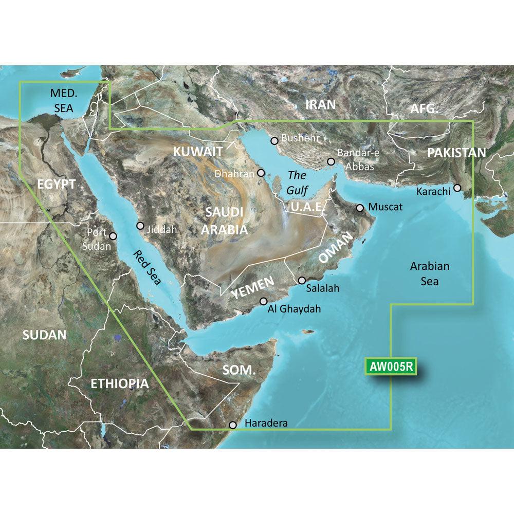 Garmin BlueChart® g3 HD - HAW005R - The Gulf & Red Sea - microSD™/SD™ - Boat Gear USA