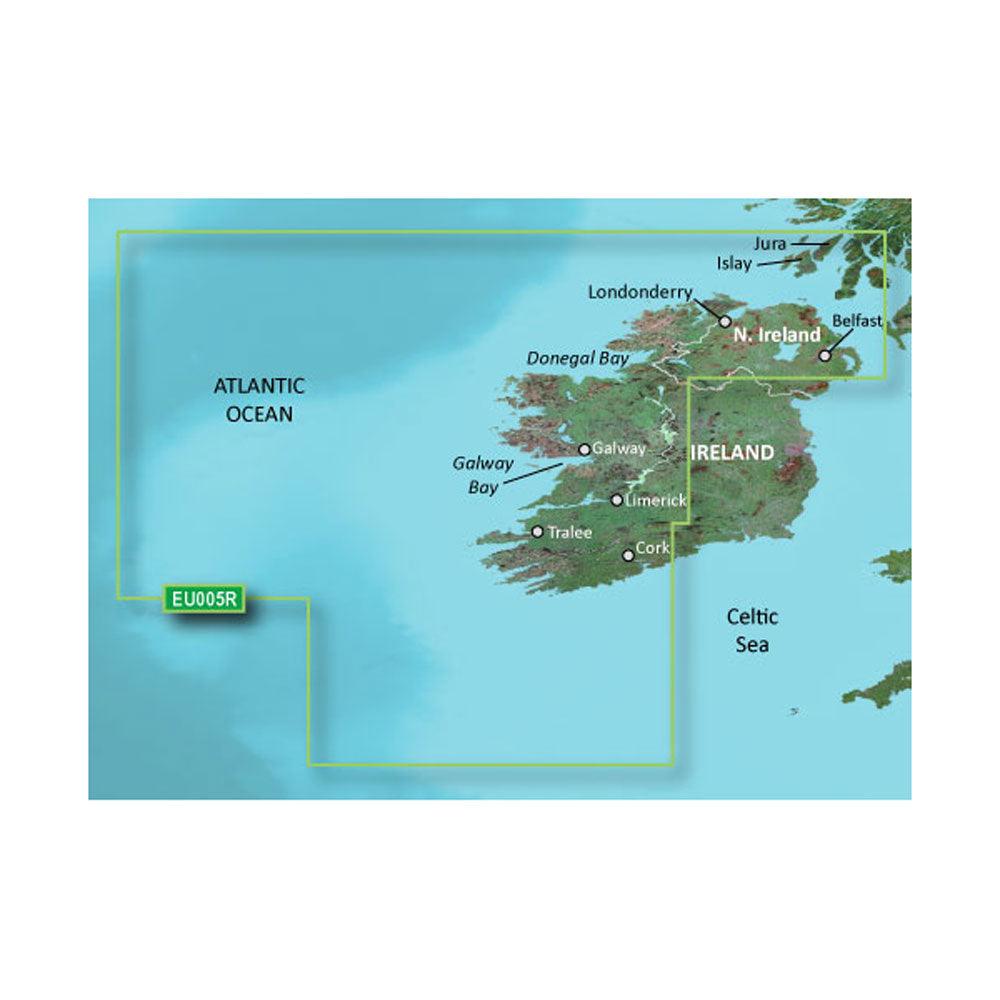 Garmin BlueChart® g3 HD - HEU005R - Ireland, West Coast - microSD™/SD™ - Boat Gear USA