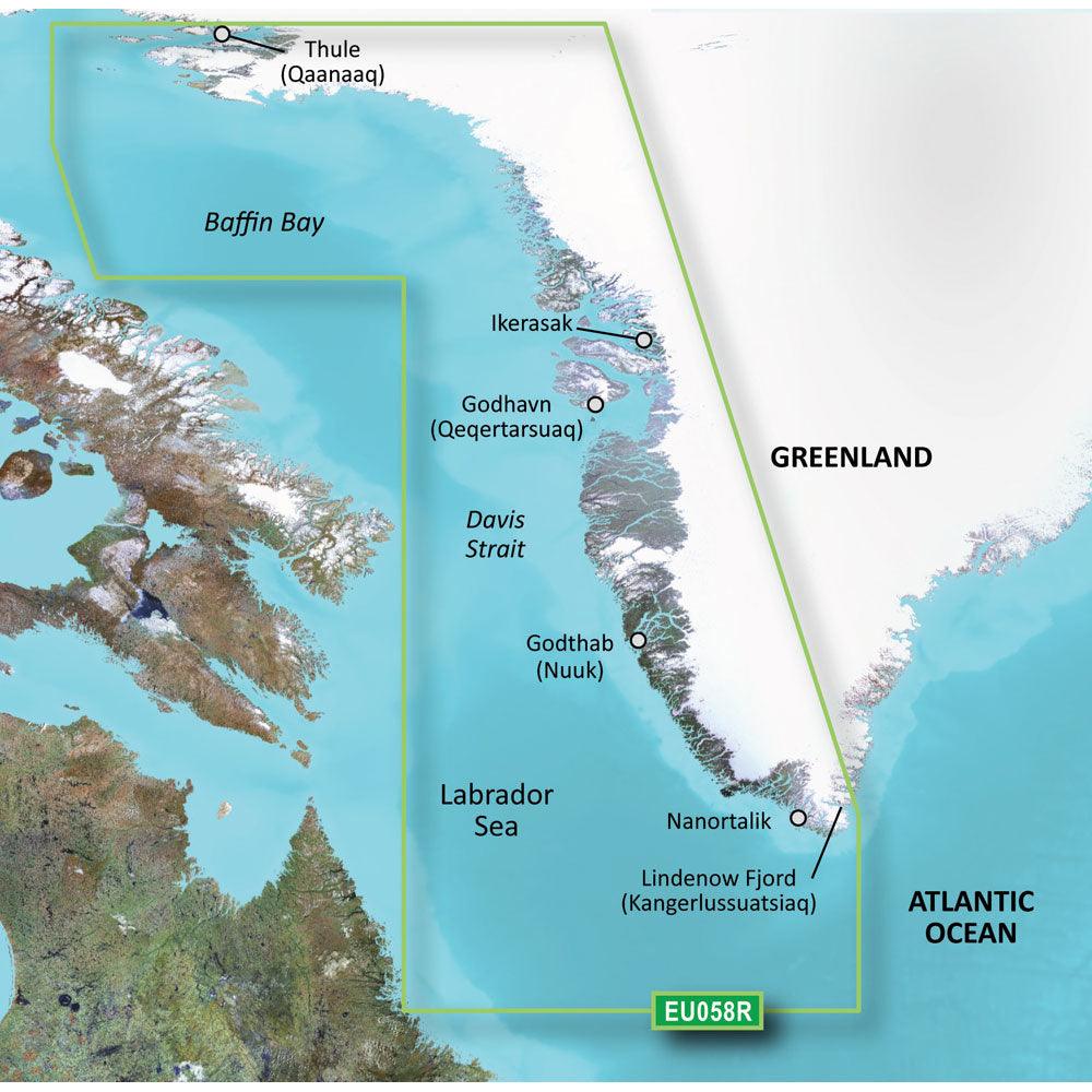 Garmin BlueChart® g3 HD - HEU064R - Greenland - microSD™/SD™ - Boat Gear USA