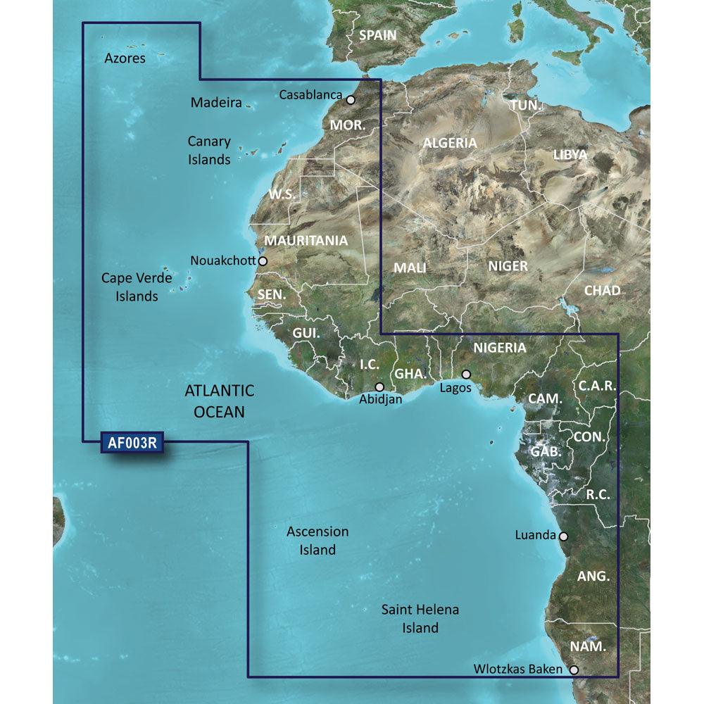 Garmin BlueChart® g3 HD - HXAF003R - Western Africa - microSD™/SD™ - Boat Gear USA