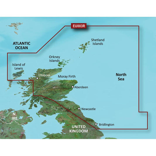 Garmin BlueChart® g3 HD - HXEU003R - Great Britain Northeast Coast - microSD™/SD™ - Boat Gear USA