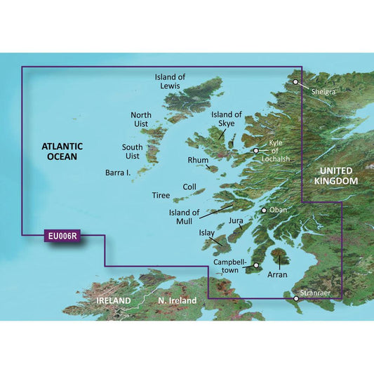 Garmin BlueChart® g3 HD - HXEU006R - Scotland West Coast - microSD™/SD™ - Boat Gear USA