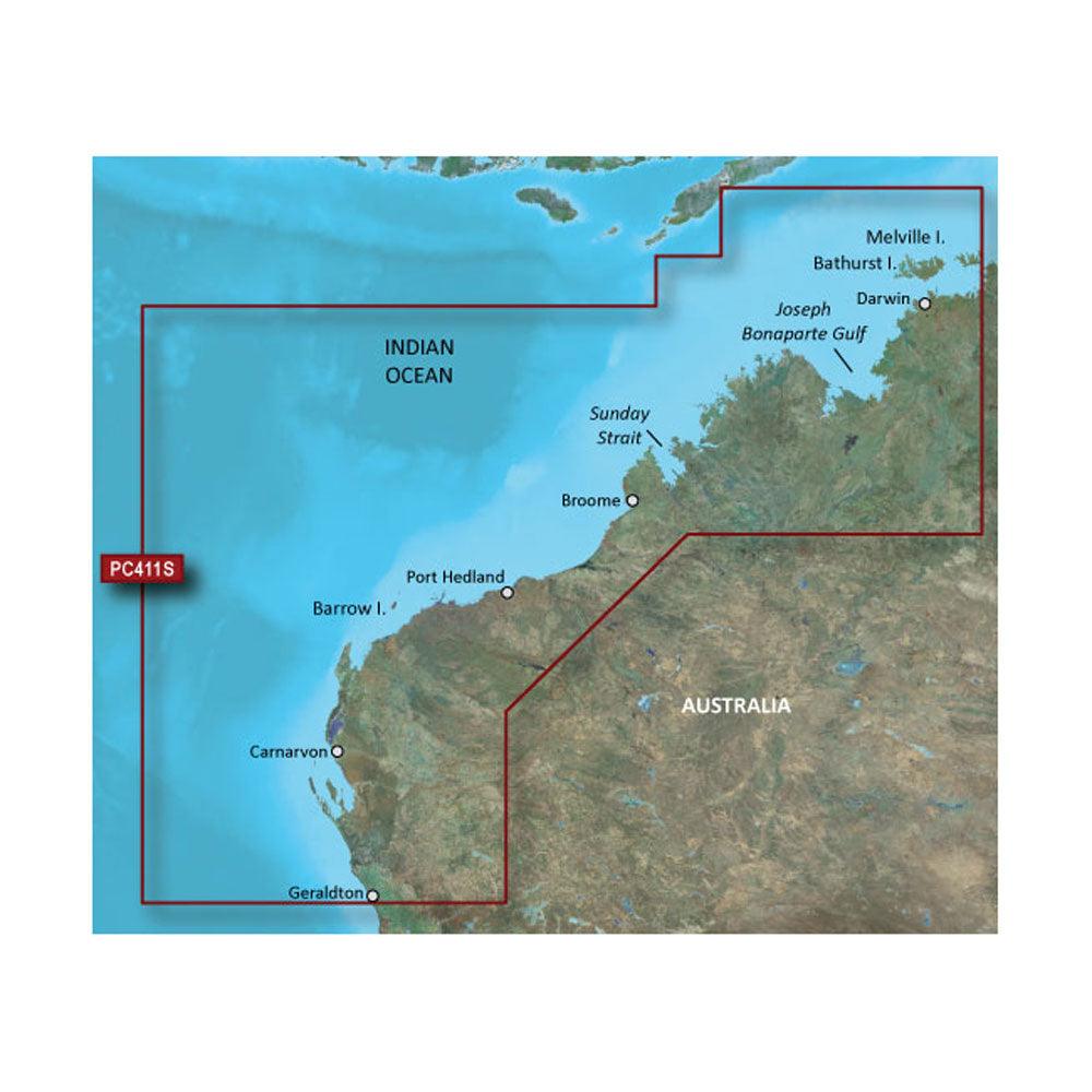 Garmin BlueChart® g3 HD - HXPC411S - Geraldton To Darwin - microSD™/SD™ - Boat Gear USA