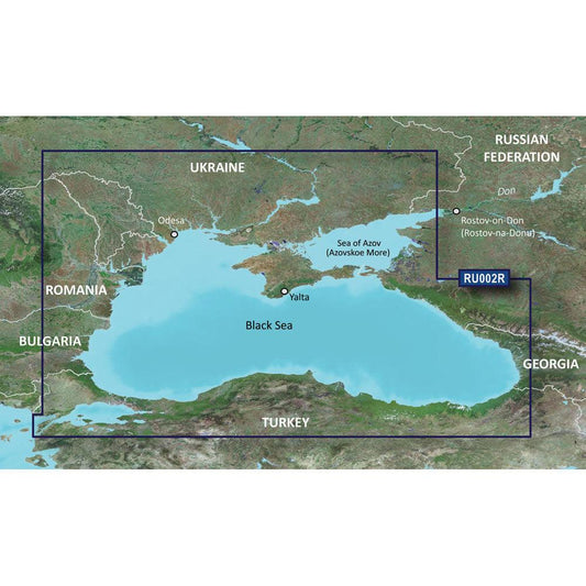 Garmin BlueChart® g3 HD - HXRU002R - Black Sea & Azov Sea - microSD™/SD™ - Boat Gear USA