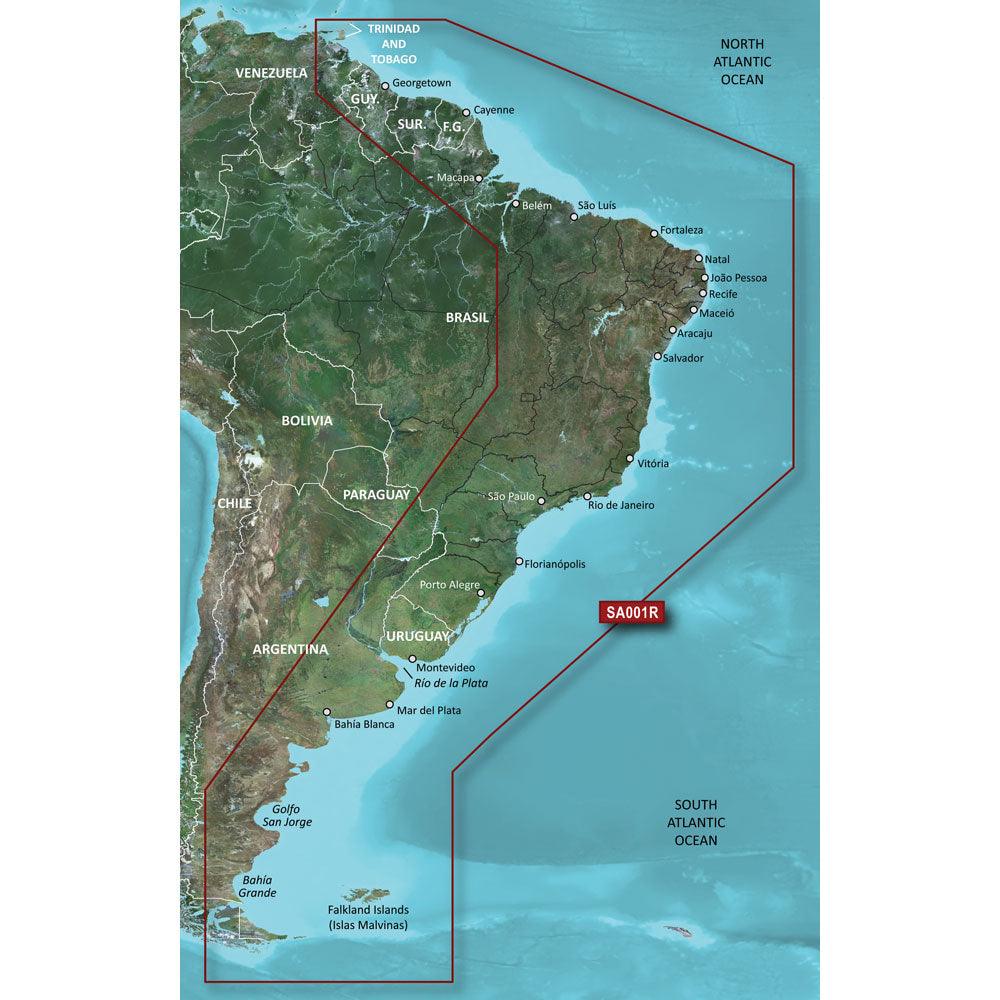 Garmin BlueChart® g3 HD - HXSA001R - South America East Coast - microSD™/SD™ - Boat Gear USA